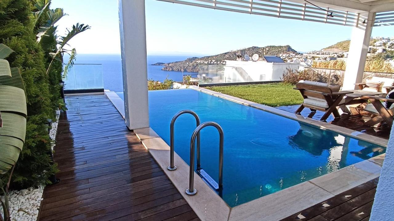 Villa Aleph-Kiralik Muestakil Havuzlu Luex Villa Bodrum Exteriör bild
