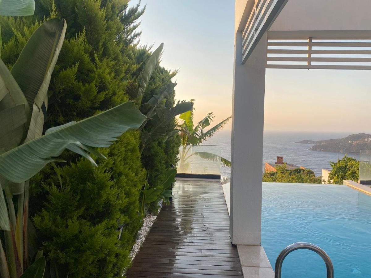 Villa Aleph-Kiralik Muestakil Havuzlu Luex Villa Bodrum Exteriör bild