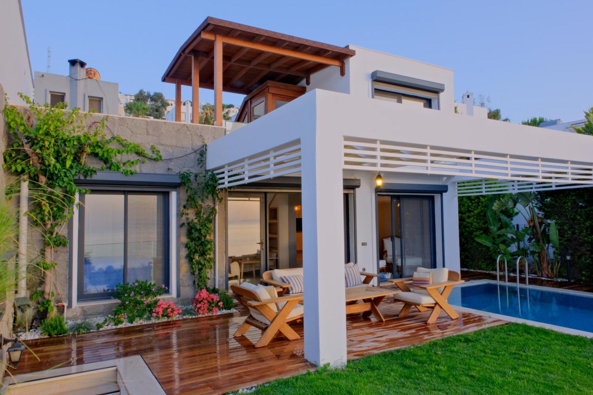 Villa Aleph-Kiralik Muestakil Havuzlu Luex Villa Bodrum Exteriör bild